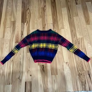 Urban Outfitter Multi-color Plaid Pattern Sweater